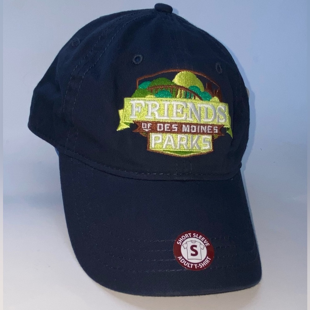 Friends of Des Moines Parks Iowa Hat USA Embroidery Unisex Cap Size Small
